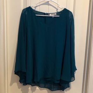 Layered sleek blouse!